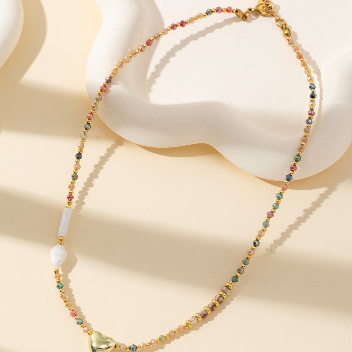 项链/不锈钢项链/珍珠项链/首饰/潮流钛钢首饰细节图