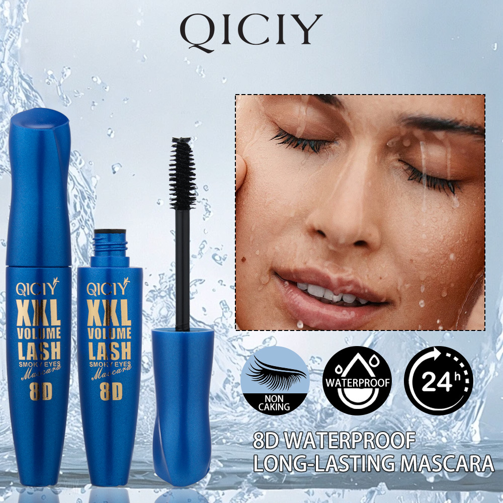 【 Cross-border Exclusive 】QICIY 8D Mascara is waterproof, long-lasting, long and curly without smudging, sweat-proof, thick and natural