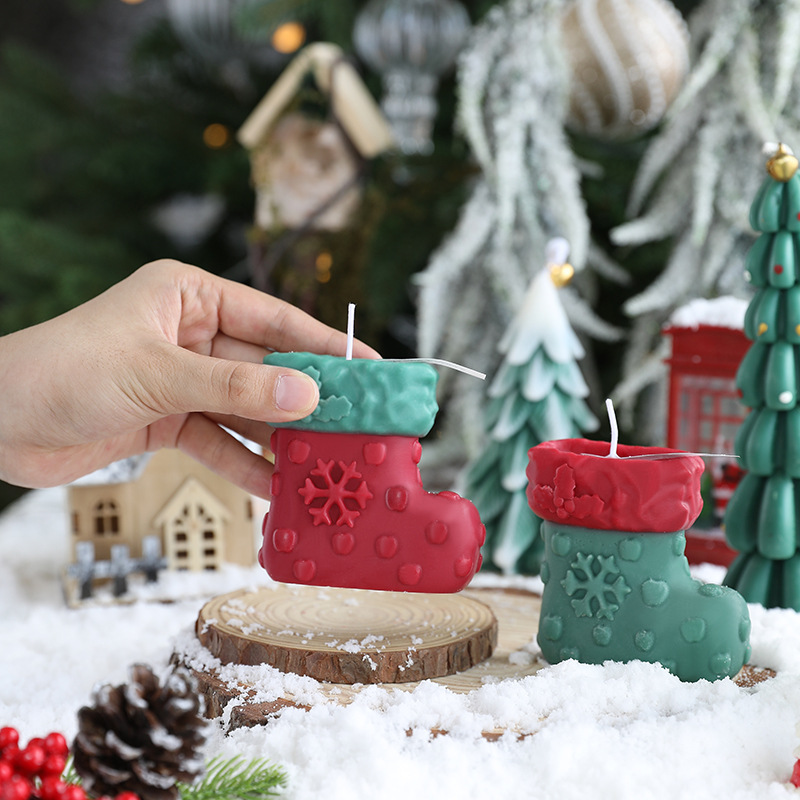 新款圣诞香薰蜡烛圣诞节礼物生日圣诞蜡烛伴手礼创意浪漫香氛细节图