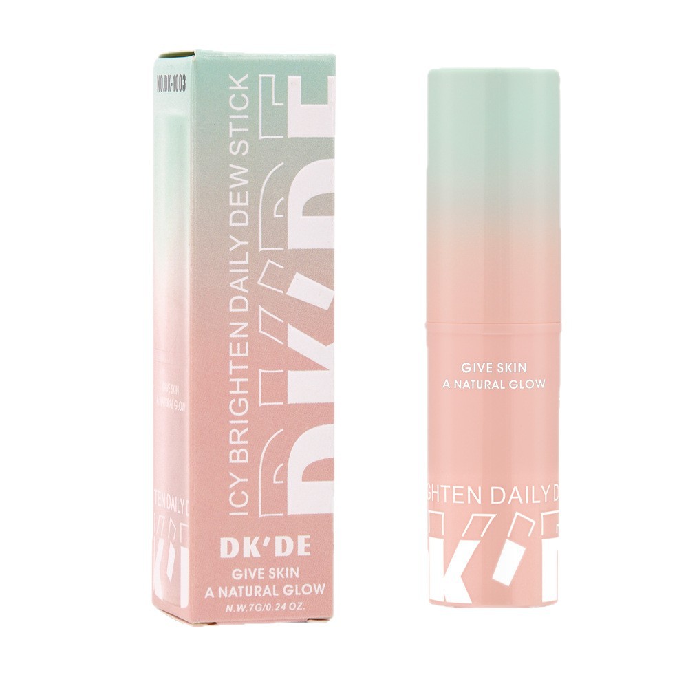 【跨境专供】DK'DE 2色清凉高光棒面部彩妆身体高光防水防汗批发白底实物图