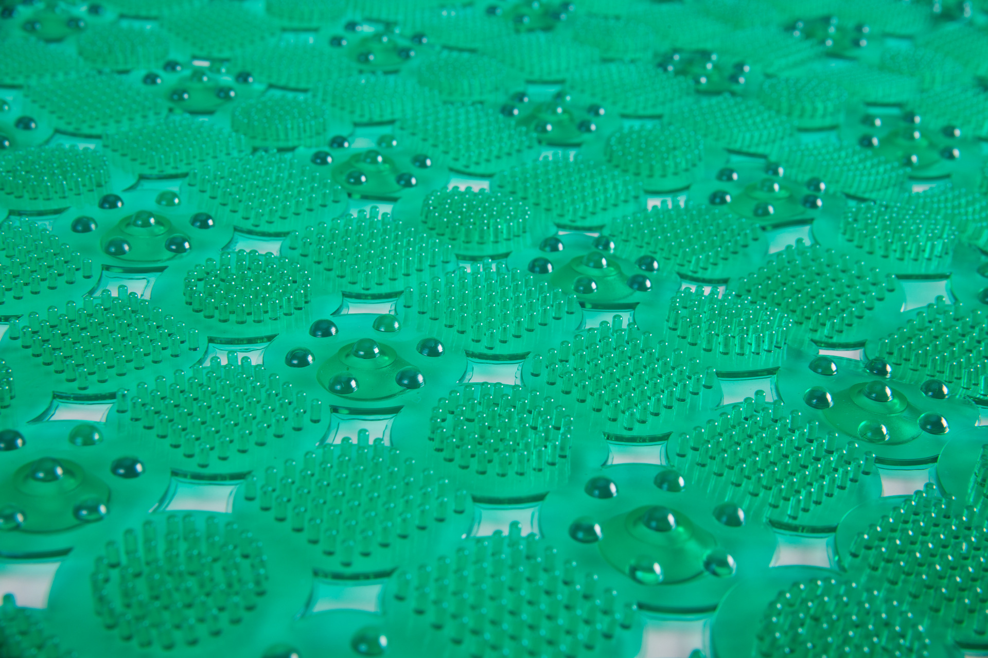 YB-01/02透色/实色大号水晶带刺洗澡垫按摩垫厕所吸盘卫浴垫详情图2