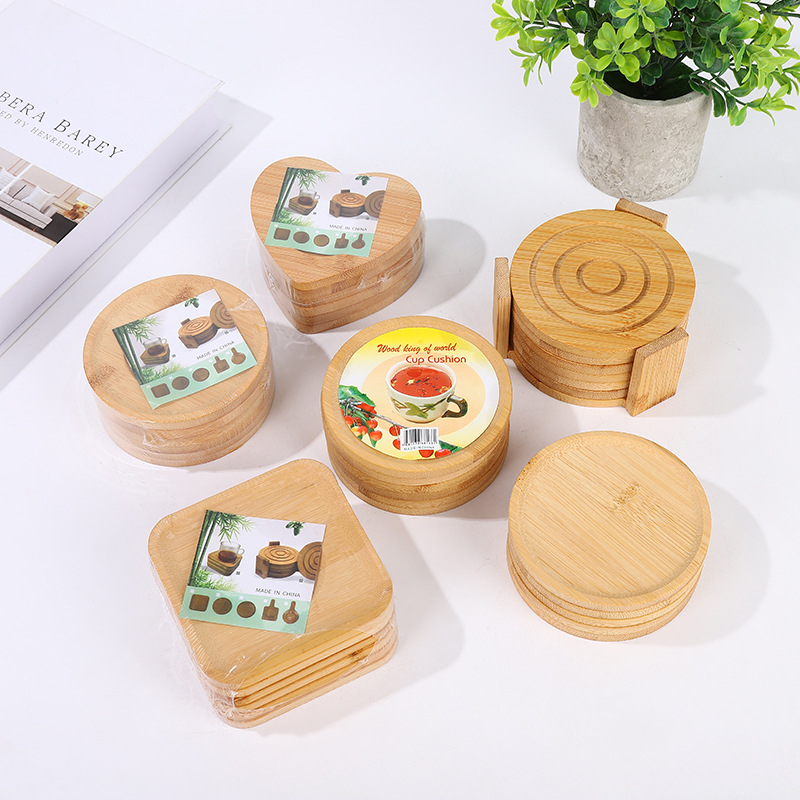 Creative table coasters, tea cup holders, combination sets, household bowl and plate heat insulation pads, round water cup gaskets wholesale Item Picture