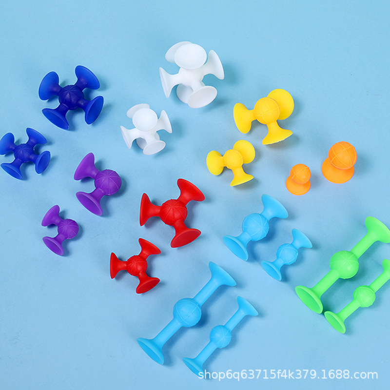 Succión goo fun niños educación temprana cognición puzzle succión diversión juguetes de baño Application Scenario