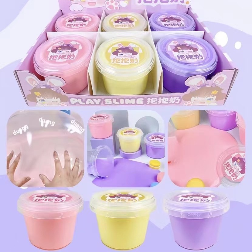 Peilebao factory direct sales of folded ear Rabbit Hug milk foaming gel Crystal mud Specification image