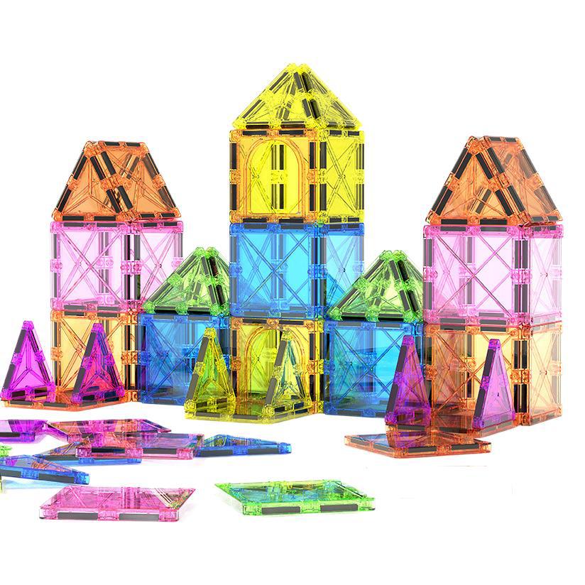 Amazon's best-selling magnetic tile children's toys, magnetic building blocks STEM educational toys for children aged 3 to 12 Item Picture