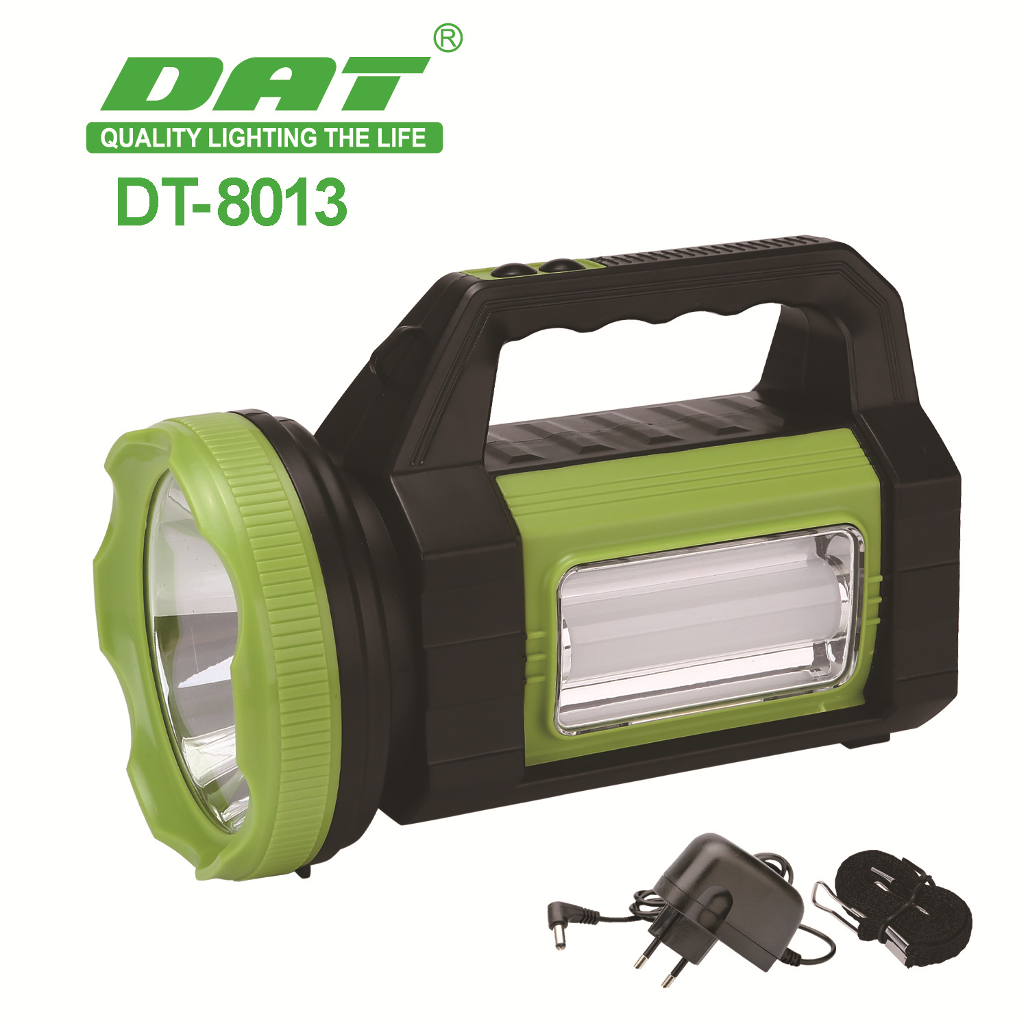 手提探照灯可应急充电照明灯50W便携设备户外LED多功能遥控遥控款