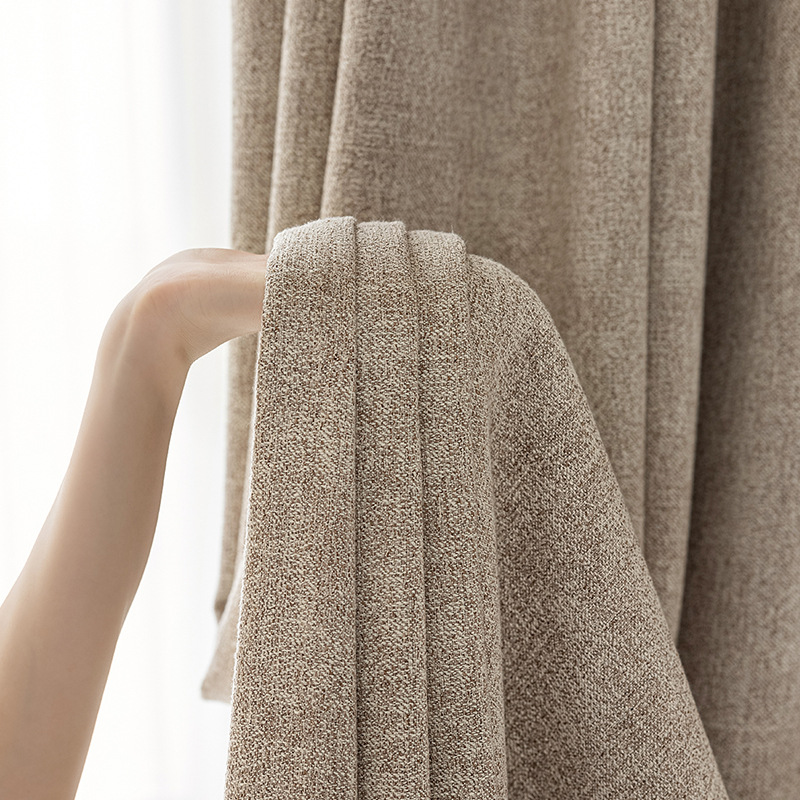 布艺窗帘实物图