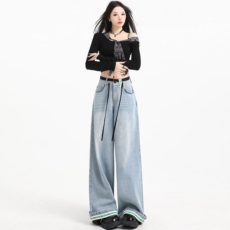 女式牛仔裤实物图