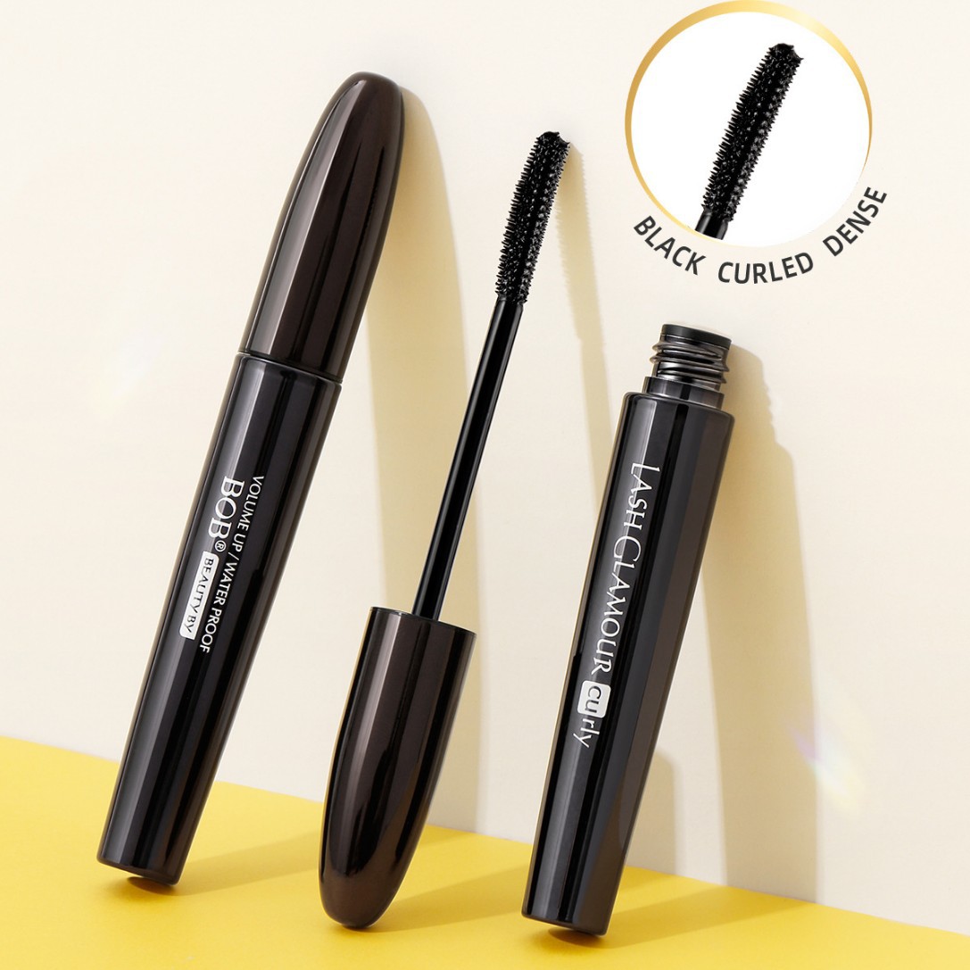 Cross-border BOB Black Magic Mascara makes big black eyes curl up 360 degrees naturally, making them long, slender and thick