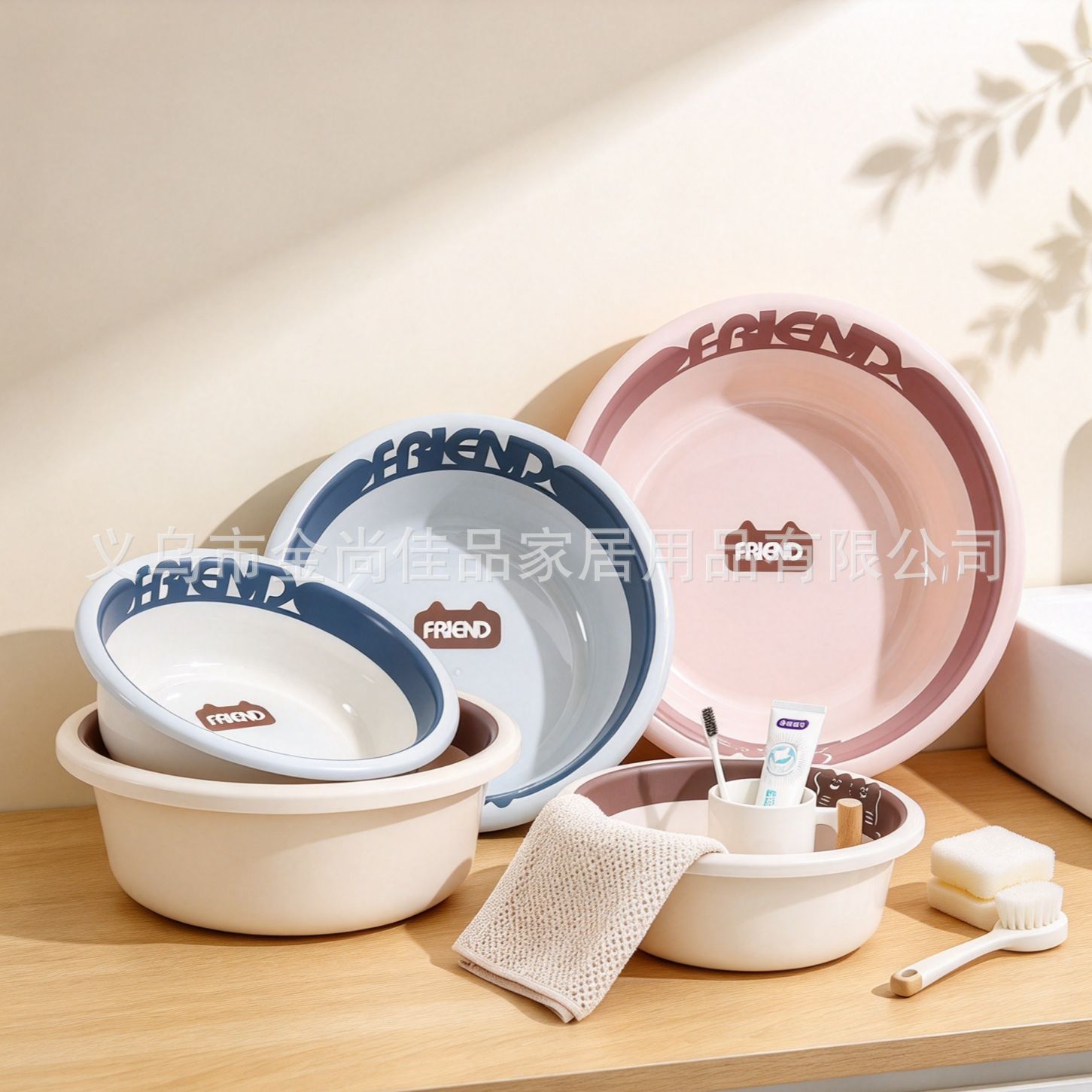 وحوض القط الكرتون المغلف بالبلاستيك المقوى، Washbasin، اغسل الملابس في المنزل details Picture