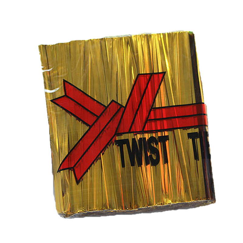 Factory wholesale of colored cable ties, gold thread cable ties, wedding gift boxes, bread bags, lollipop packaging, gold and silver cable ties Item Picture