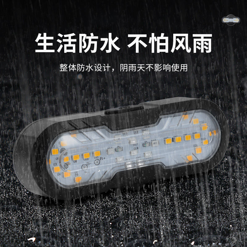 Bicycle turning taillight, smart wireless remote control, mountain bike, bicycle night cycling, usb charging with speaker Application Scenario