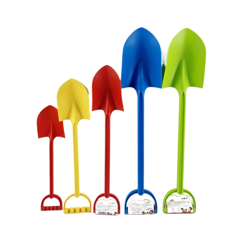 Children's large thickened plastic one-piece beach shovel and snow shovel toy, a tool for babies to dig sand, play with soil and snow by the seaside Item Picture