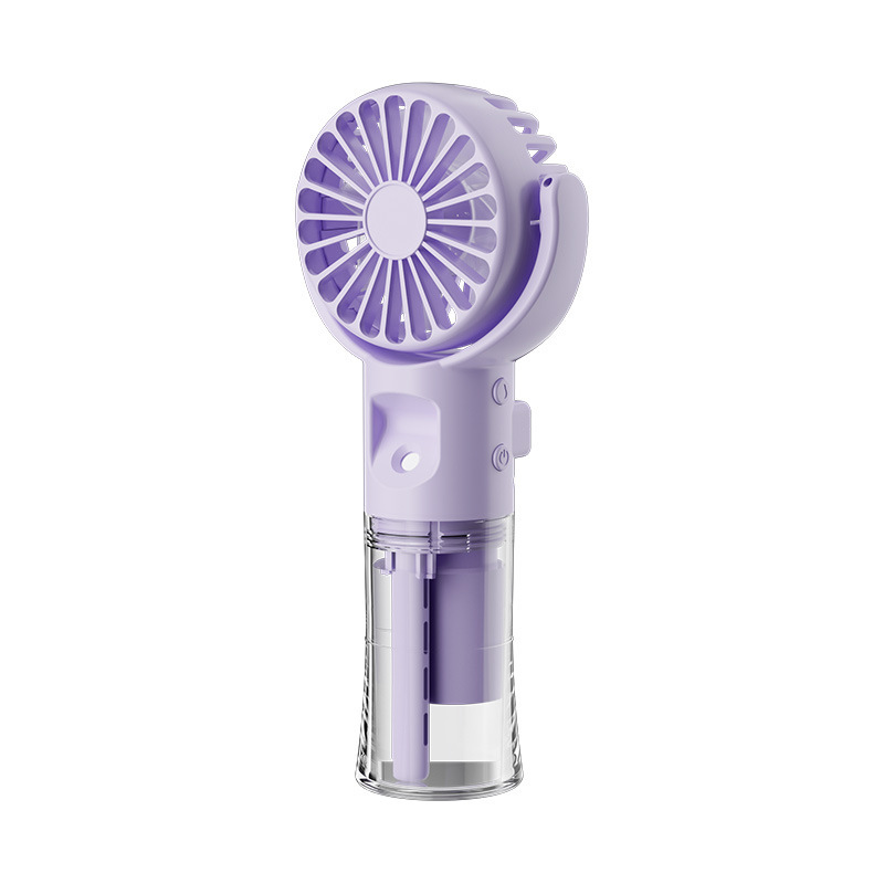 New handheld spray hydrating fan mini home desktop student outdoor portable usb small fan Item Picture