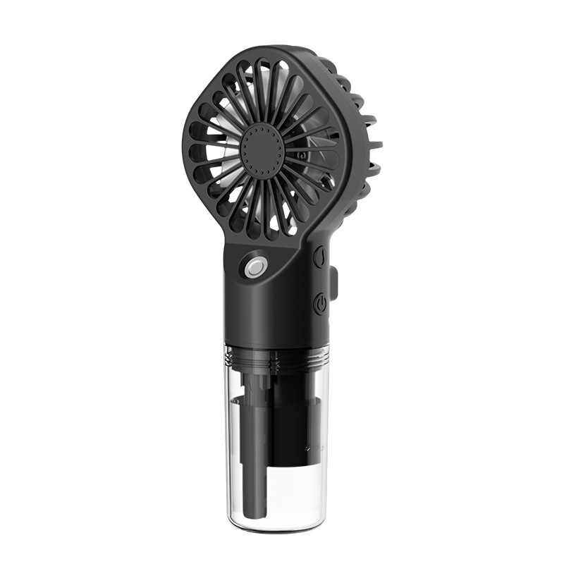 Handheld fan, portable spray, mini neck, USB charging, humidifying fan, cool and rechargeable Item Picture