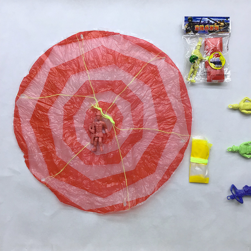 科学教学手抛降落伞兵人怀旧传统玩具学校周边热卖益智玩具