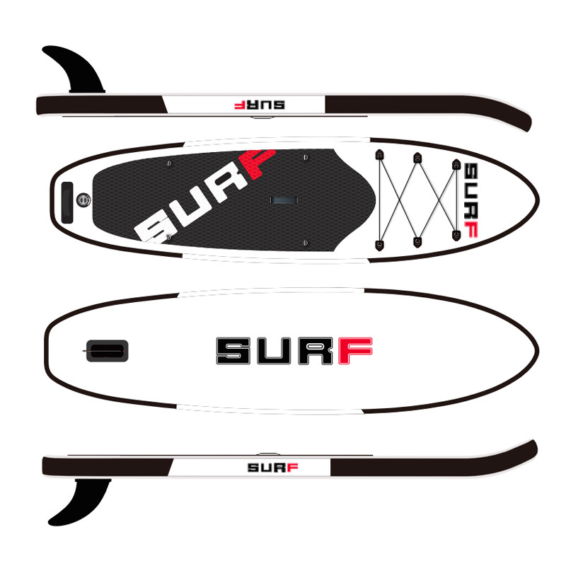 定制出口亚马逊加宽加厚冲浪板浮排冰桶瑜伽垫源头厂家白底实物图