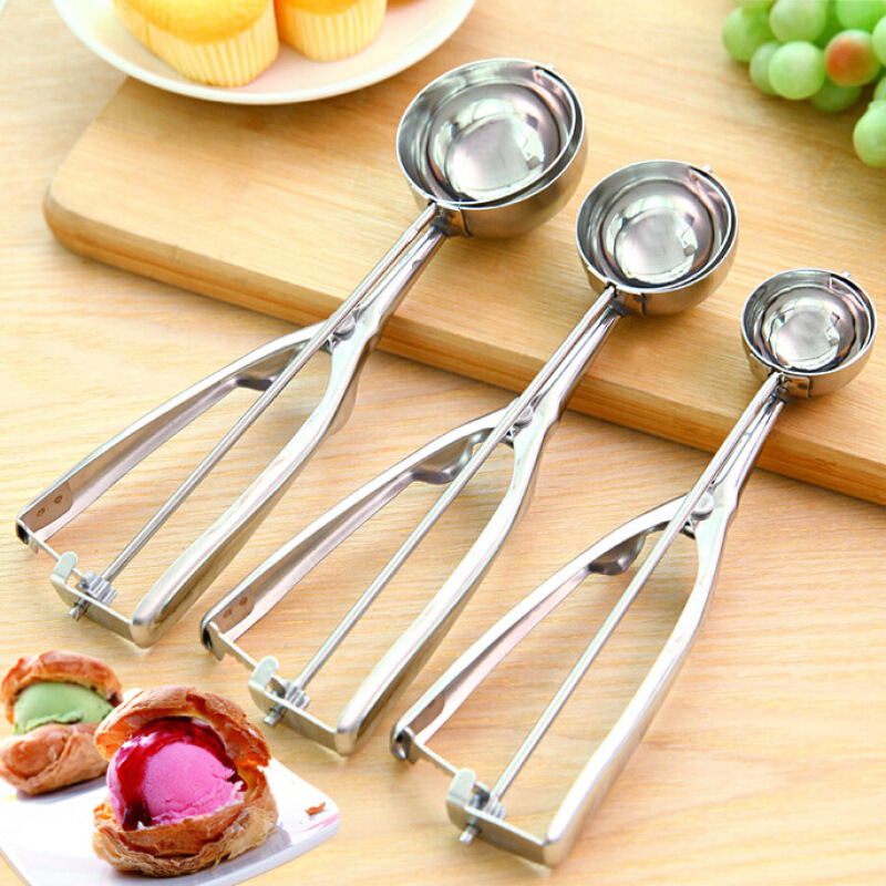 Stainless steel watermelon spoon, stainless steel ice cream spoon, measuring spoon, ice cream scoop, fruit spoon