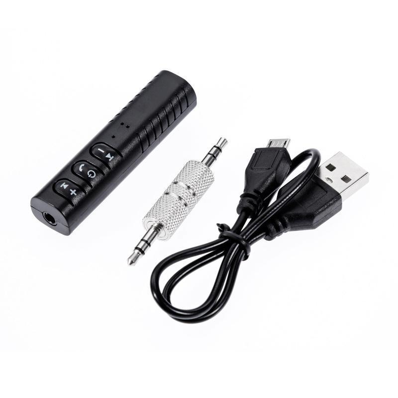 Lapel 3.5mm Bluetooth adapter car Bluetooth hands-free audio receiver 450 wireless car receiver Item Picture