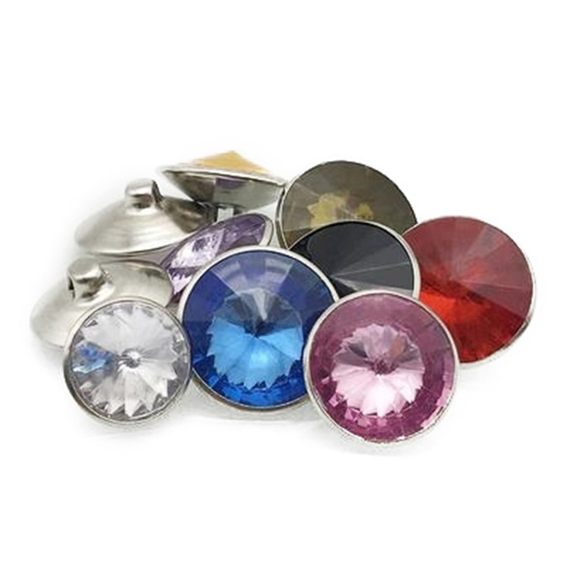 Simple style, colorful acrylic sofa furniture, transparent buckles, round stainless steel clothing, DIY hand-sewn buttons Application Scenario