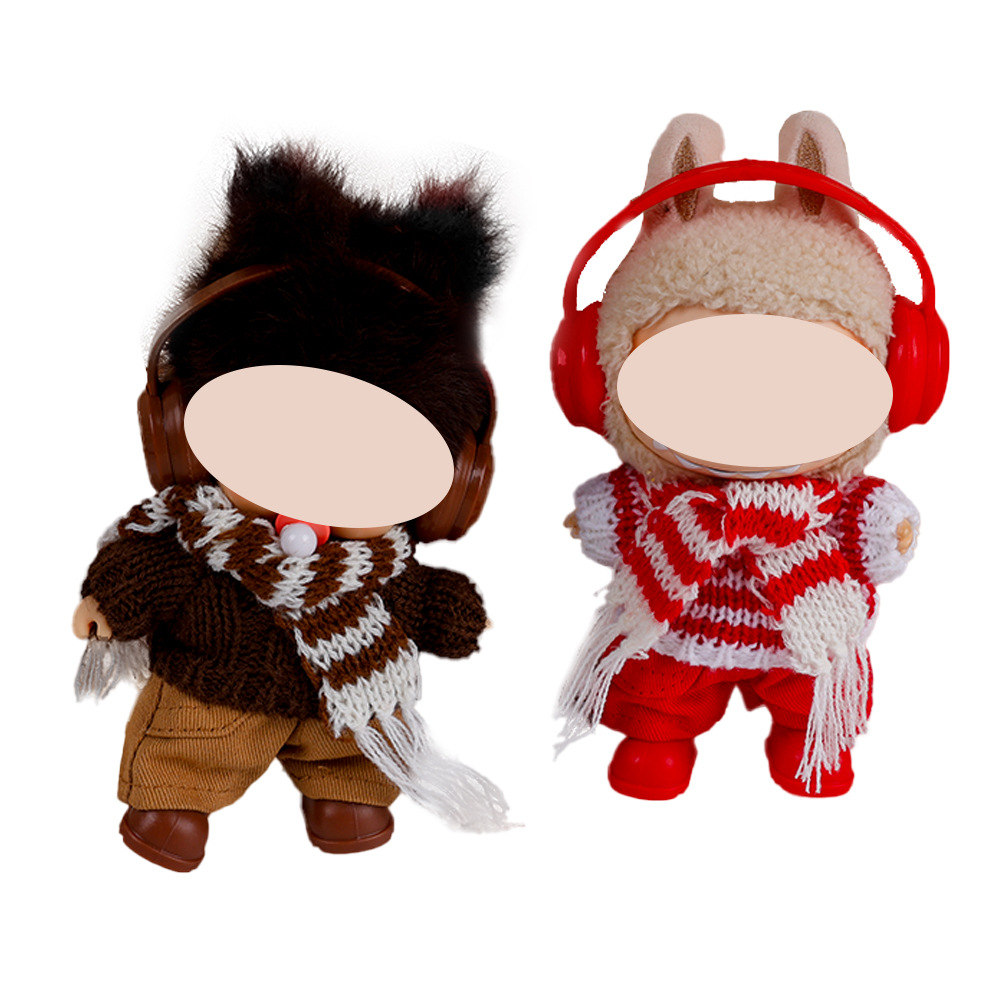 Only for clothes: 17cm baby clothes, plush toys, pendants, vinyl dolls, Mengqiqi clothing, and small clothes Item Picture