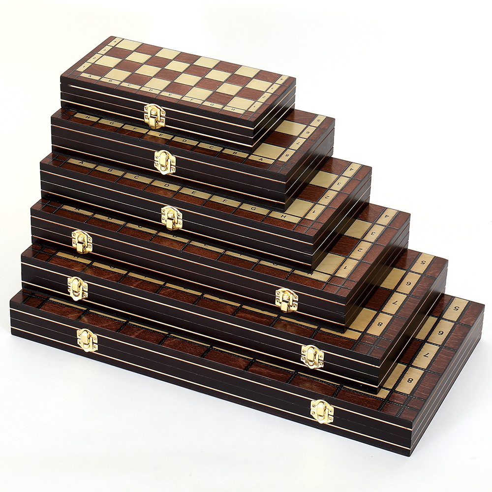 Magnetic magnetic international chess board game wooden large professional grade board game toy manufacturer cross-border gift pair details Picture