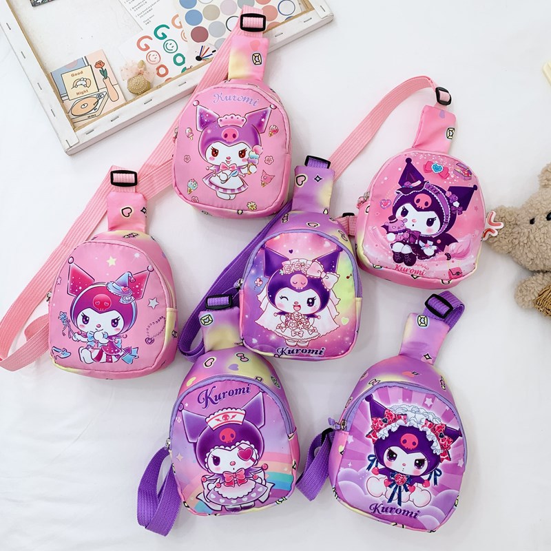 2025 New children's bag ins Korean version spring and summer cartoon boys' and girls' light and fashionable crossbody bag for going out