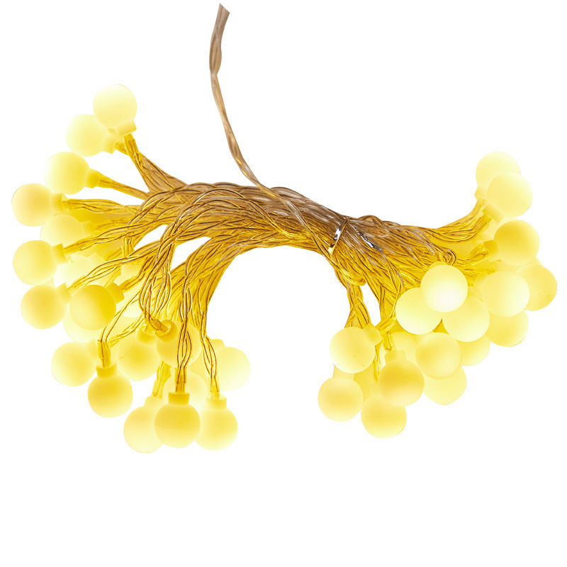 LED color lights, string lights, starry sky lights, outdoor camping atmosphere lights, sky curtains, tents, small white ball bubble lights, decorative lights Item Picture