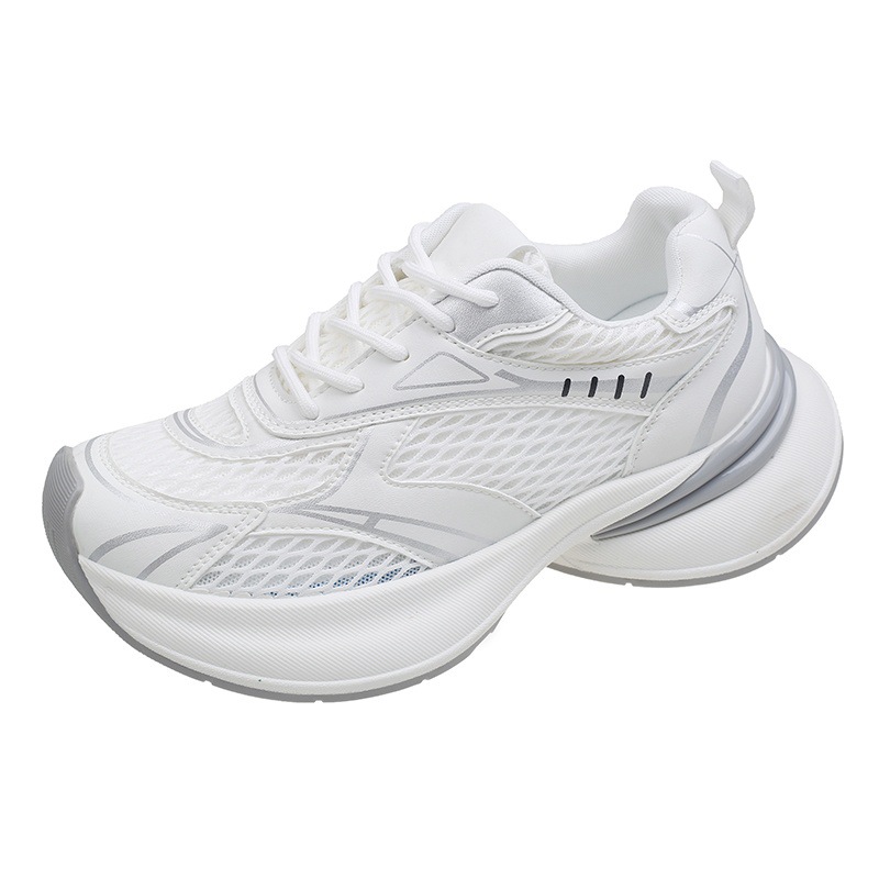 Women's sneakers 2026 New style bestsellers, autumn breathable mesh shoes, thick-soled, lightweight, running, casual dad shoes Item Picture