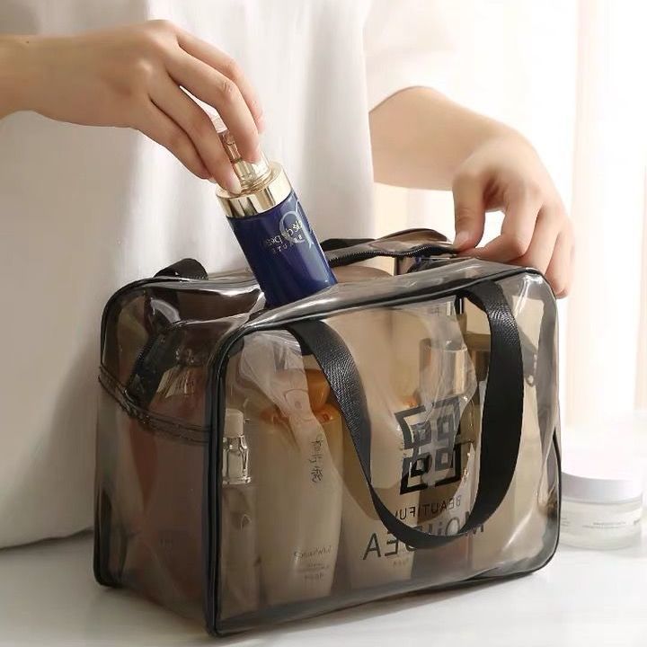 30-thread cosmetic bag, InS-style waterproof women's travel large-capacity toiletries bag, storage bag box, portable travel storage details Picture