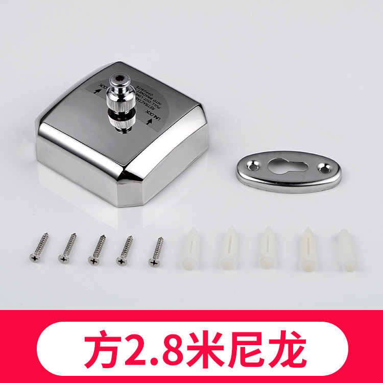 Household hotel and guesthouse wall-mounted clothes drying rope, retractable concealed clothes drying rope, indoor balcony stainless steel clothes drying rope Application Scenario