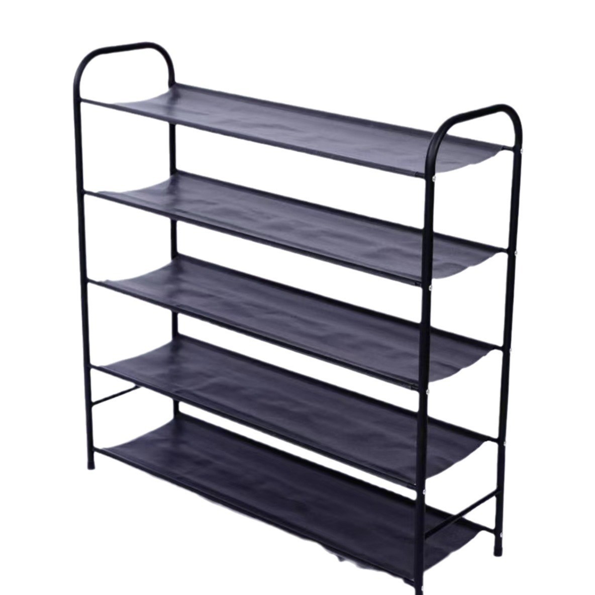 Cross-border shoe rack wholesale, simple floor-standing multi-functional shoe rack, metal modern and simple storage rack, dust-proof storage rack Item Picture