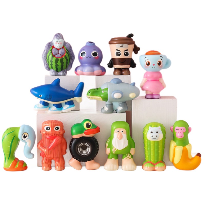Cross-border best-selling foreign AI Shan Hai Jing Pinching Fun Stress-relieving and venting slow rebound toys children's toys wholesale factory Item Picture