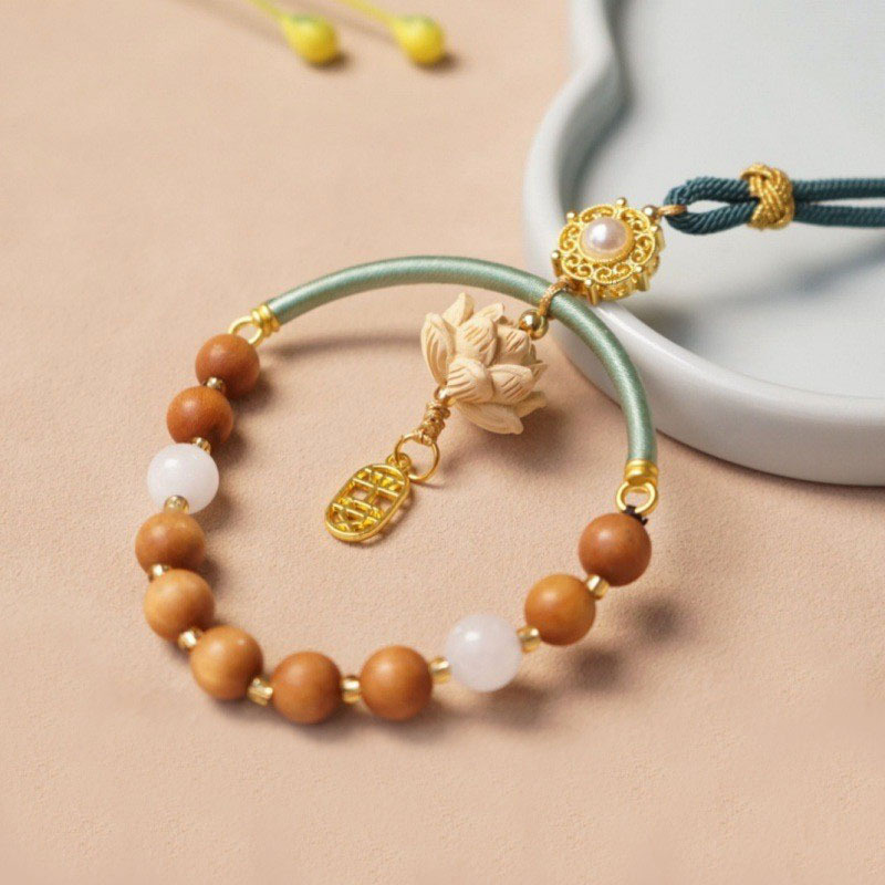 寺庙同款爆款檀木车挂中国风招财纳福平安汽车吊坠挂件饰品配件图