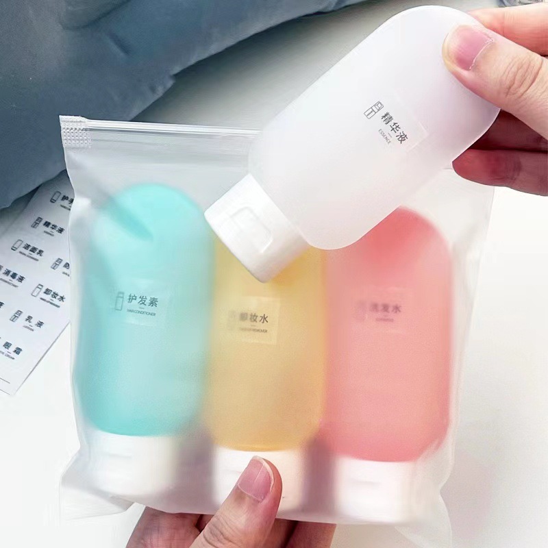 Travel sub-bottle shampoo, body wash, travel skin care products portable small sample empty bottle Application Scenario