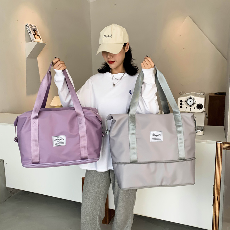 大容量衣物收纳袋便携手提可拓展旅行袋双层超大防水待产包妈咪包