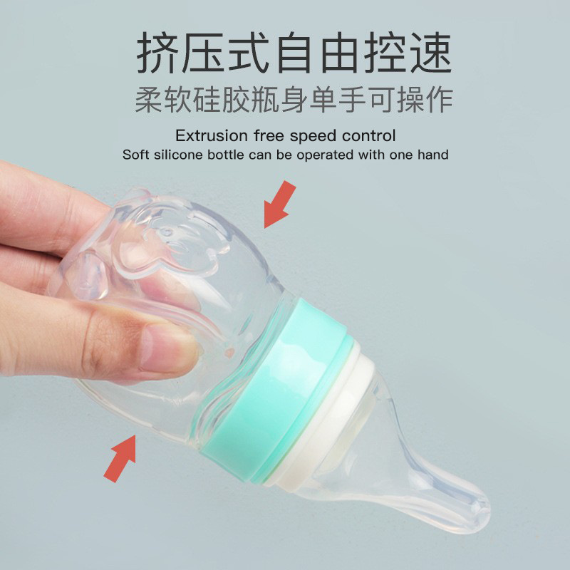 Silicone feeding device, special safe, flexible and anti-choking pacifier for baby feeding devices details Picture
