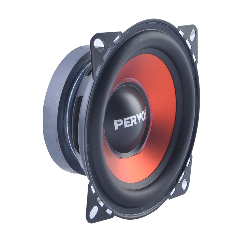 Pevol cross-border car universal audio coaxial speaker, universal horn warning device, aluminum alloy subwoofer details Picture