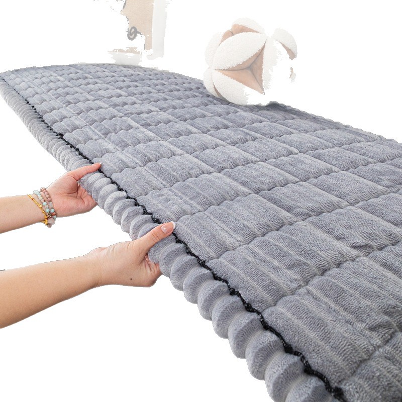 Sweet Mi Steamed bun mat factory direct sales, thickened and fleece bay window mat, seat mat, tatami mat, sofa mat, anti-slip fleece Item Picture