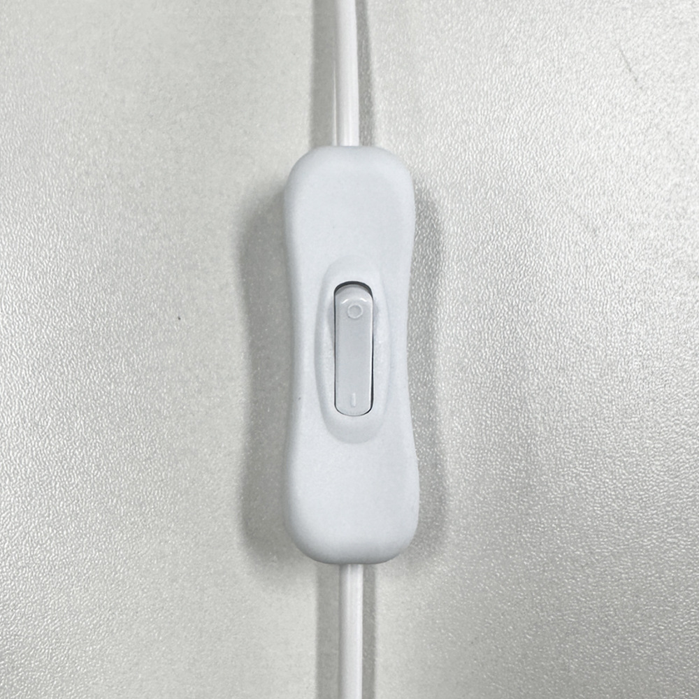 Venta directa de fábrica USB 304 interruptor cable de alimentación cable flexible de 2 núcleos cable de interruptor de PVC cable de extensión cable de conexión semiacabado Specification image