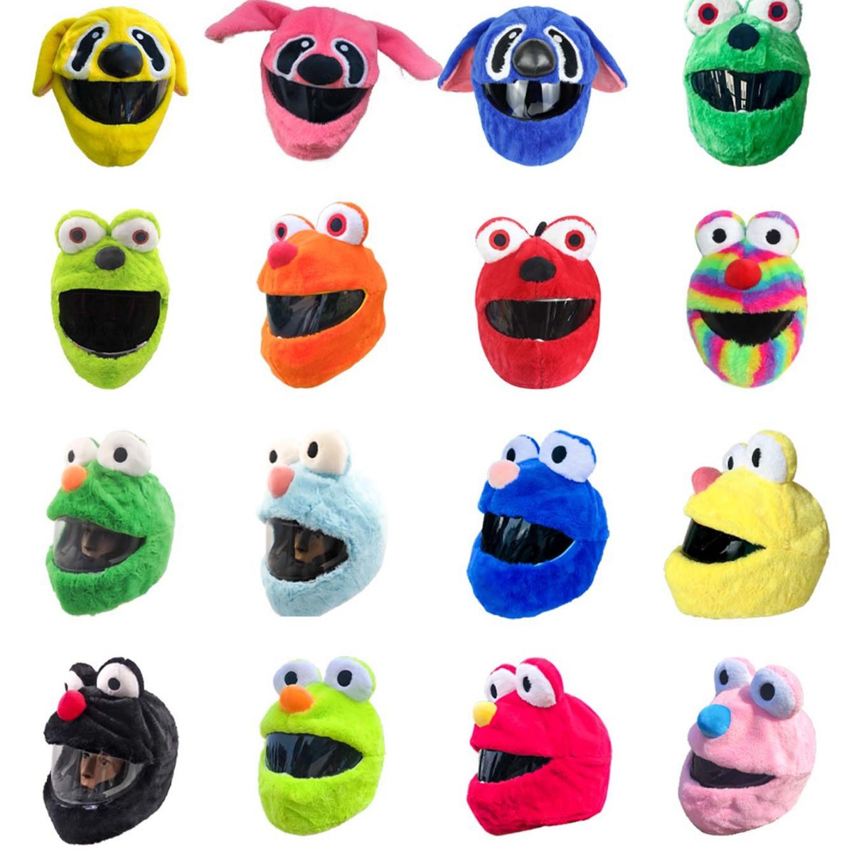 The helmet protection headgear, the Teddy cartoon male and female motorcycle, the anti-scratch puppy, the lift-off helmet, and the plush animal are so cute Specification image