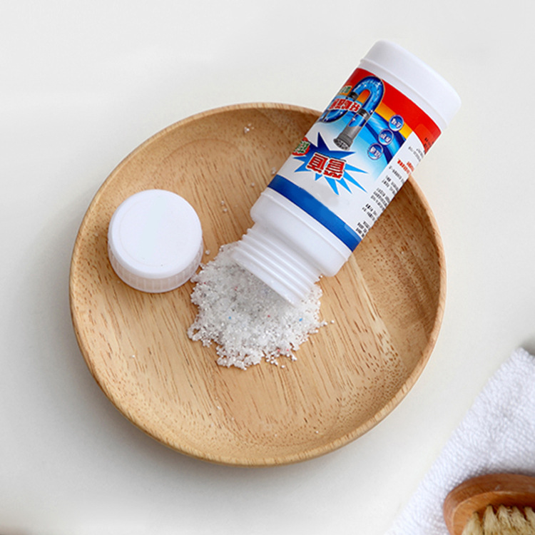 Sewer cleaner, toilet bowl, sewer pipe, kitchen and bathroom clogging pipe unblocking agent, drain unblocking powder Application Scenario