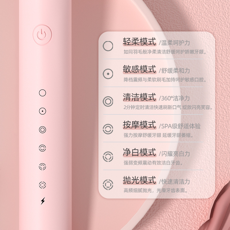 电动牙刷实物图