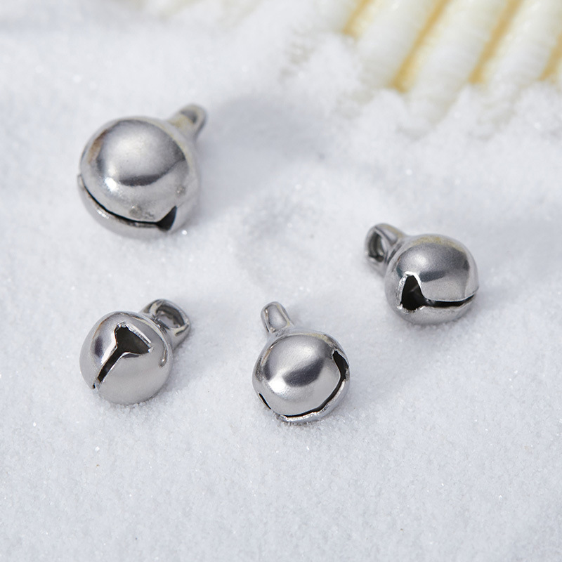 新款不锈钢饰品配件 diy个性铃铛吊坠 配饰批发