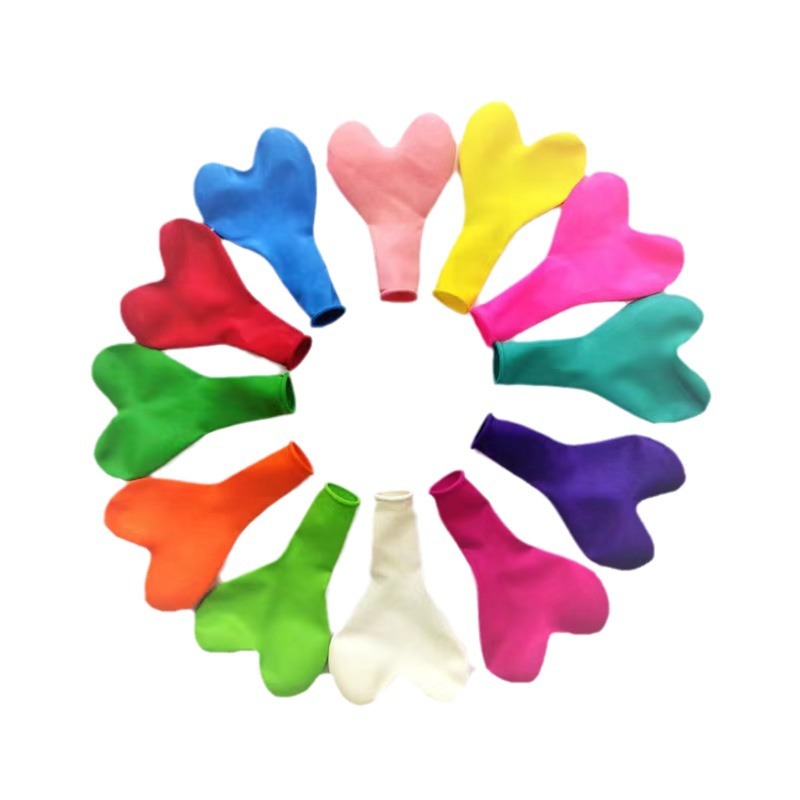 Macaron heart-shaped balloons, wedding room decoration, birthday party decoration, proposal scene decoration, heart-shaped balloons Item Picture