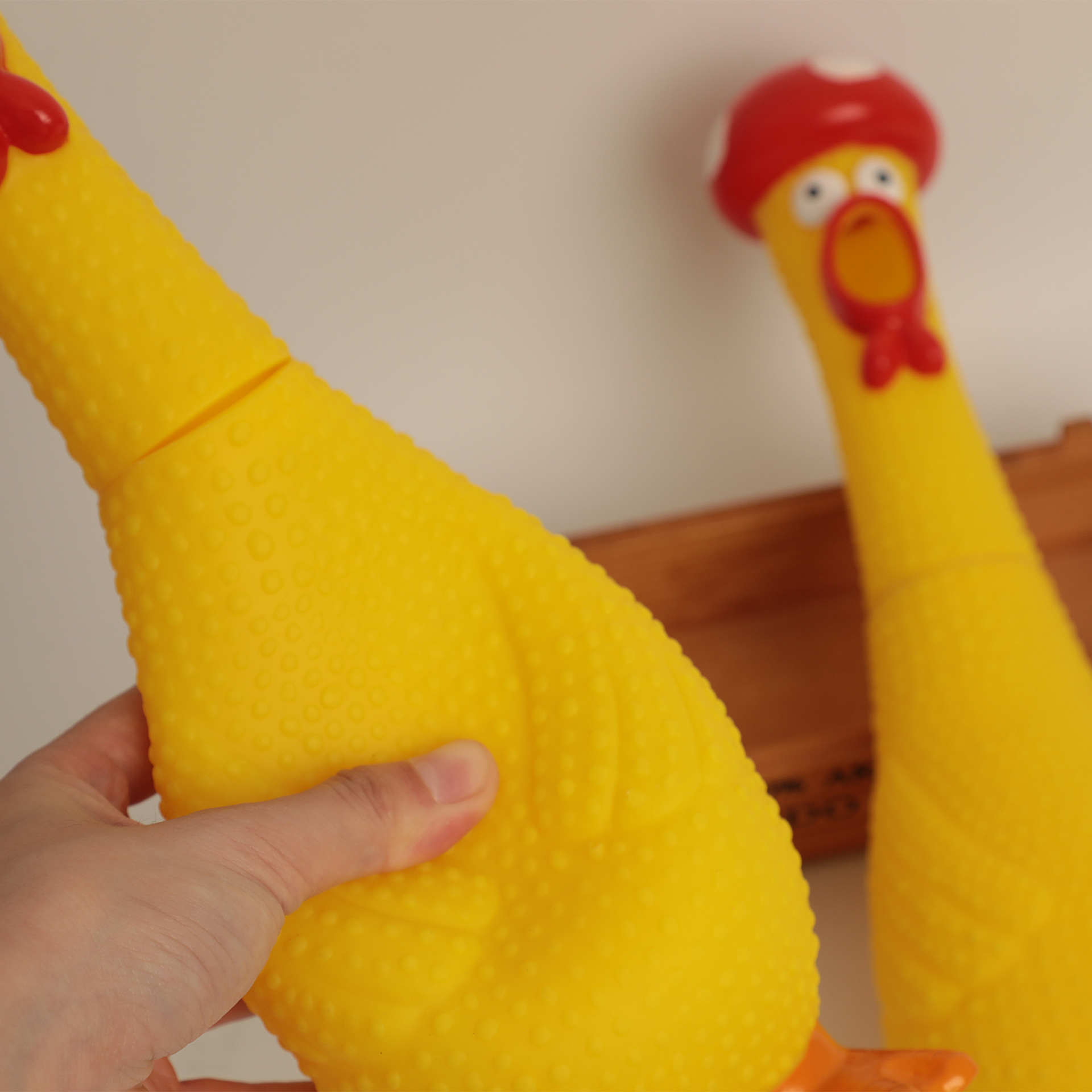 Enganchador creativo setas screaming chicken descompresión juguetes de descarga rarezas grosero chicken tricoter juguetes venta al por mayor Application Scenario