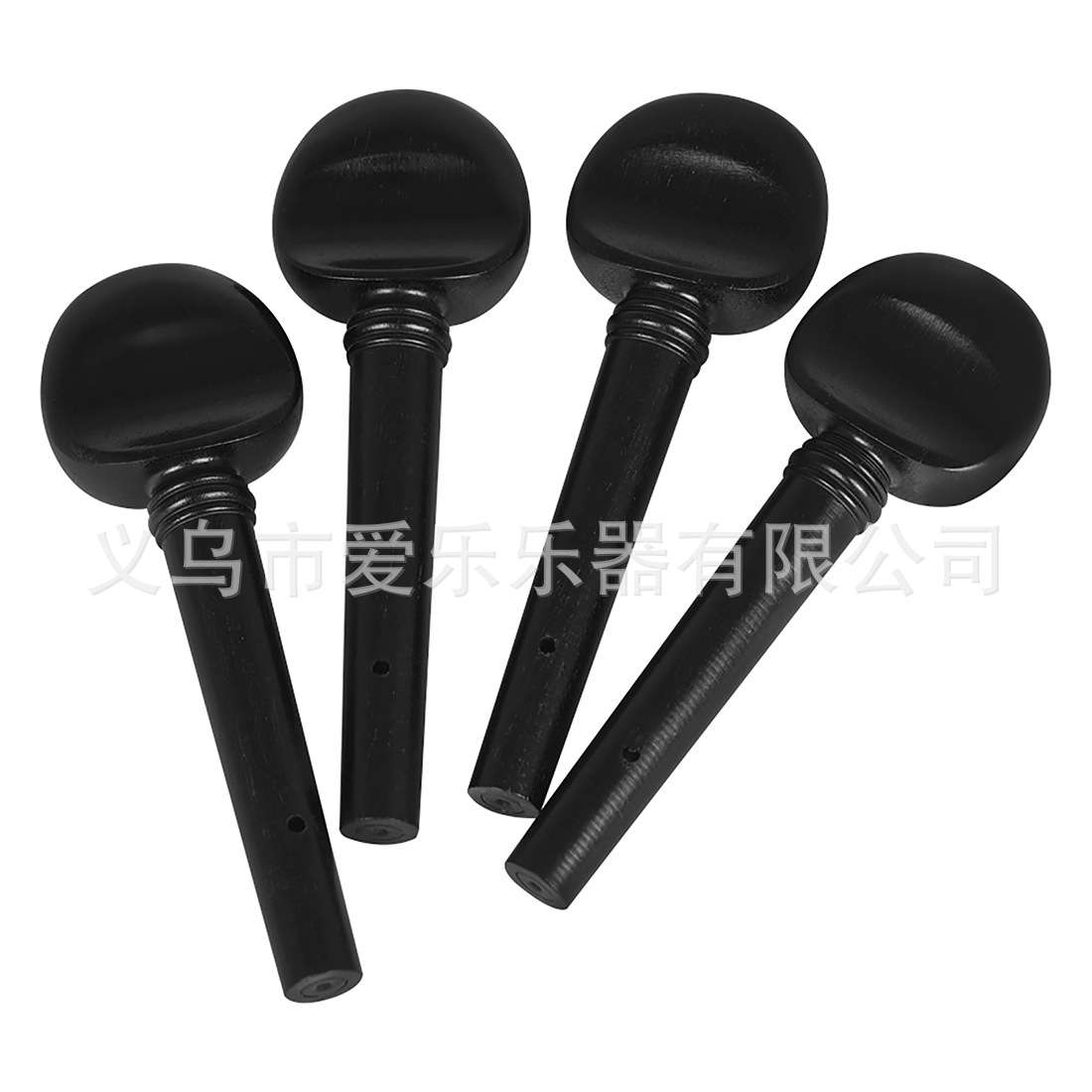 A set of 4 solid and rosewood violin axles for 4/4 violins, ebony tuning tuning strings and knobs, violin accessories, and axles for wholesale Item Picture