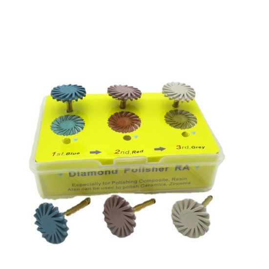 Cross-border exclusive dental and oral care materials, self-glazed polishing discs, dental composite resin polishing disc kits, polishing wheels Item Picture