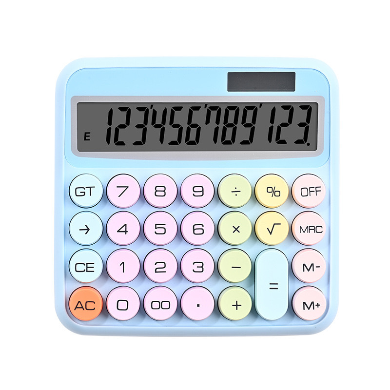 Multi-color key mechanical calculator keyboard mouse Bluetooth folding portable office game multi-functional set Item Picture
