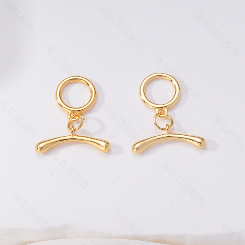Zhuji pearl necklace buckle 8-shaped buckle, handcrafted end buckle, connecting buckle, mother-and-child buckle, sweater chain, universal buckle, DIY accessories Item Picture